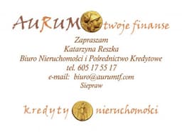 Katarzyna Reszka Aurum TF Nieruchomości